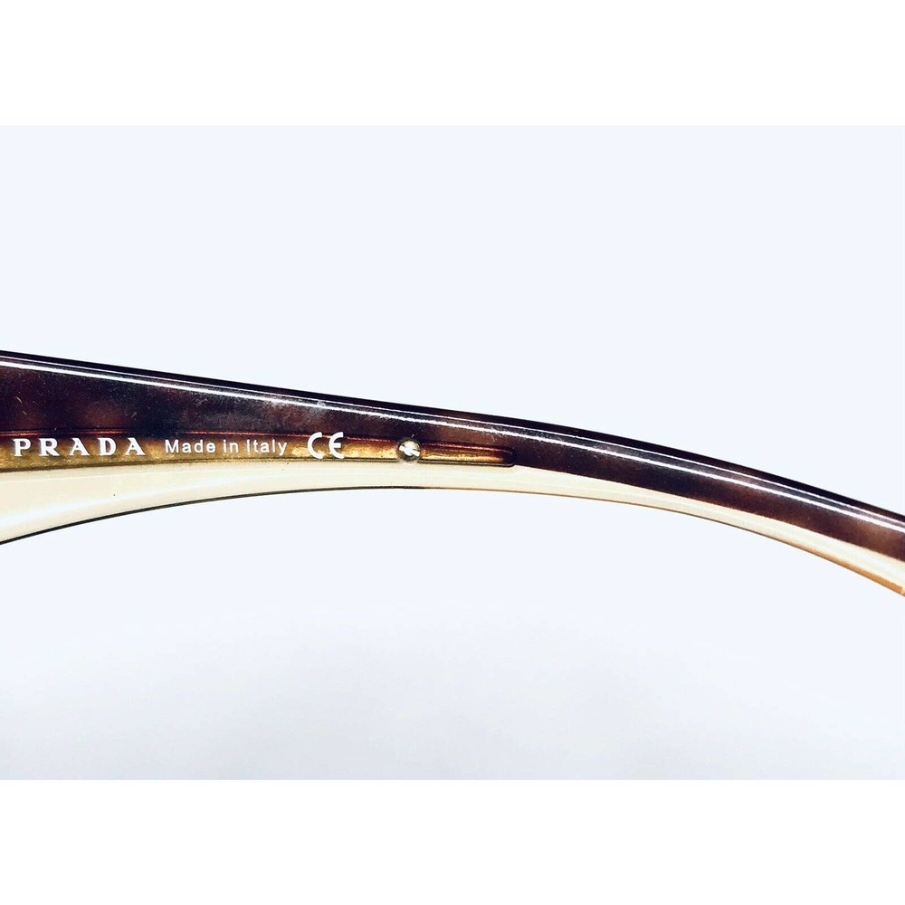 Prada Tortoise Rectangular Wrap Glasses - image 8